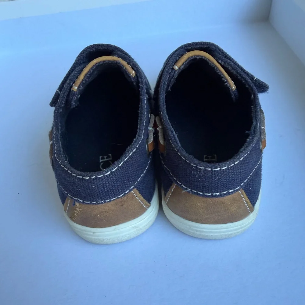 Place Kids Dark Blue Moccasins